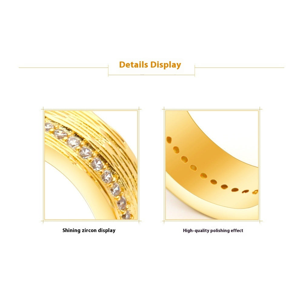 Fashion Personality Life Love Zircon Ring