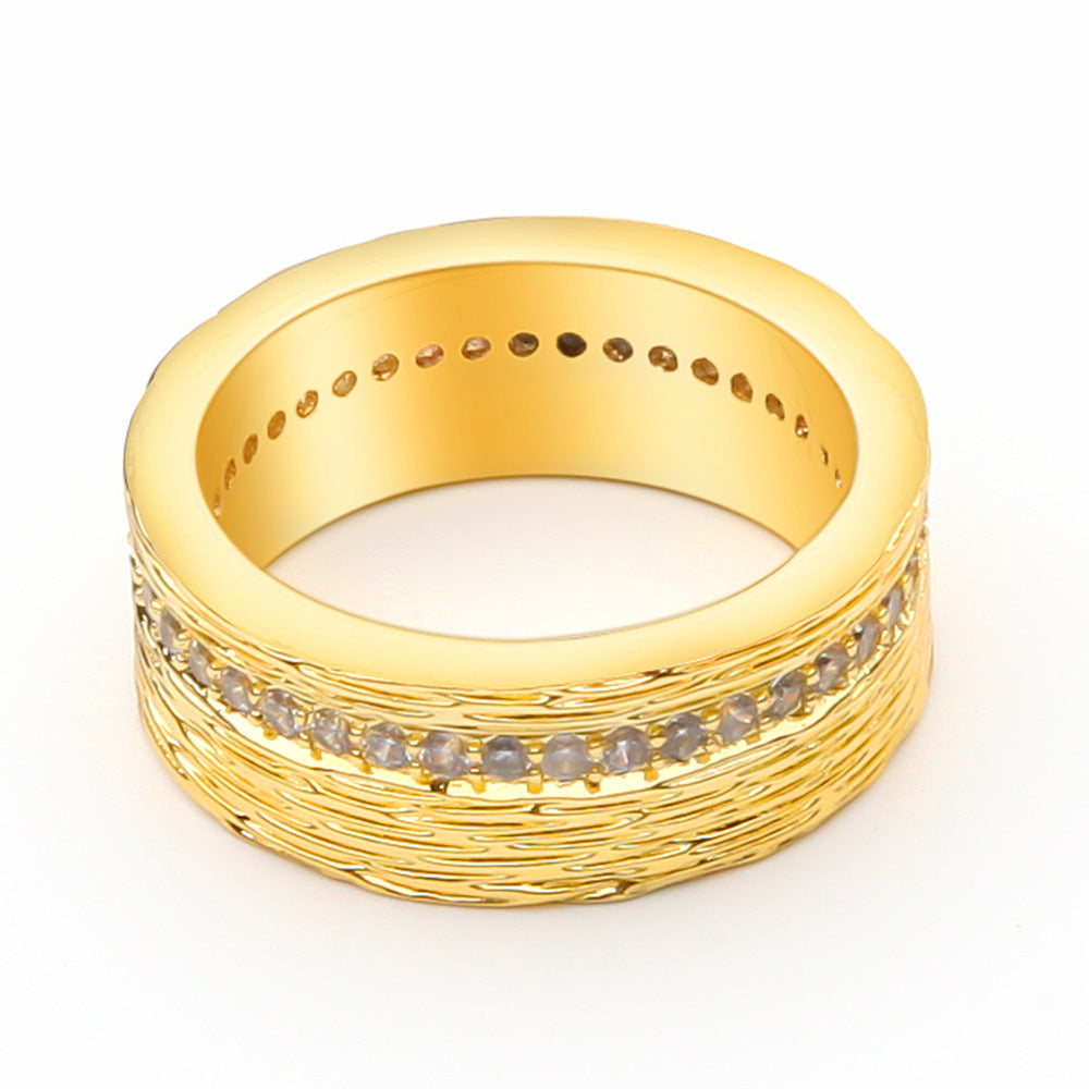 Fashion Personality Life Love Zircon Ring
