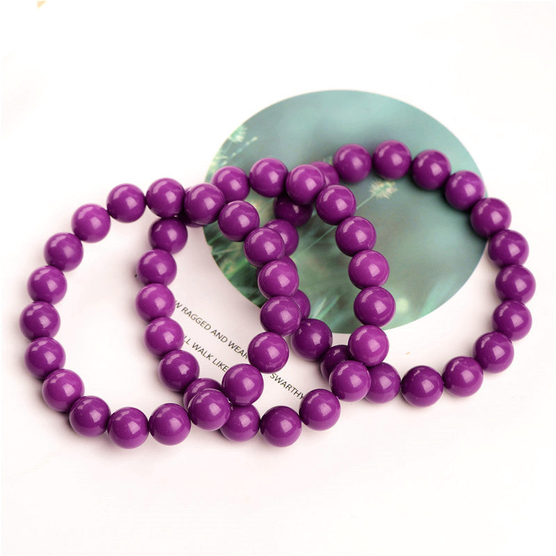 Jiuya Crystal Purple Mica Women's Bracelet