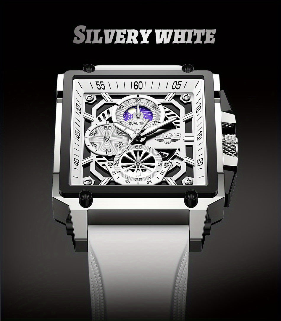 LIGE Fashion Chronograph Watches Sports Wristwatch Men's Accessories, Ideal Choice For Gifts