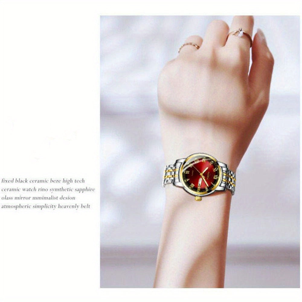 Classic Personality Retro Women's Watches Durable Double Calendar High-end Fashion And Gentle Generous Woman Watch