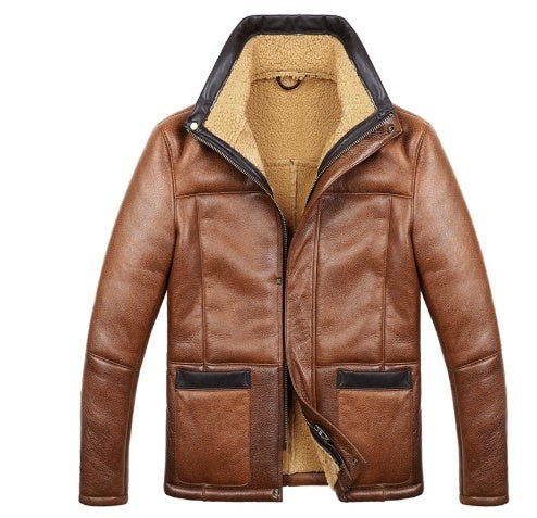 Winter Hooded Fur Jacket