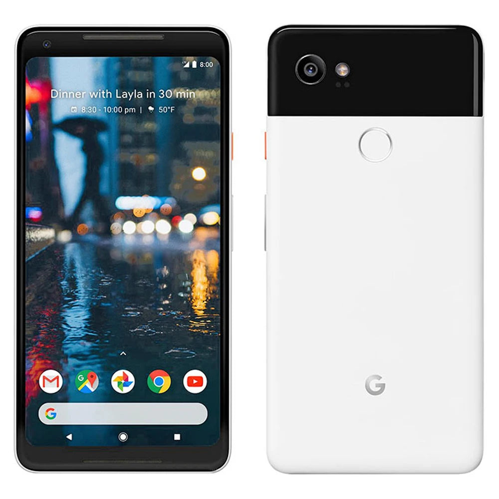 Google Pixel 2 XL 4G bands 4GB RAM 64GB/128GB ROM 12MP NFC Fingerprint Smartphone Cell Phone Original Unlocked 99% New