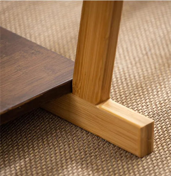 Bamboo Legless Chair Armrest Tatami Floor Backrest Living Room Furniture Japaese Style Legless Zaisu Zen Chair Eco-Friendly