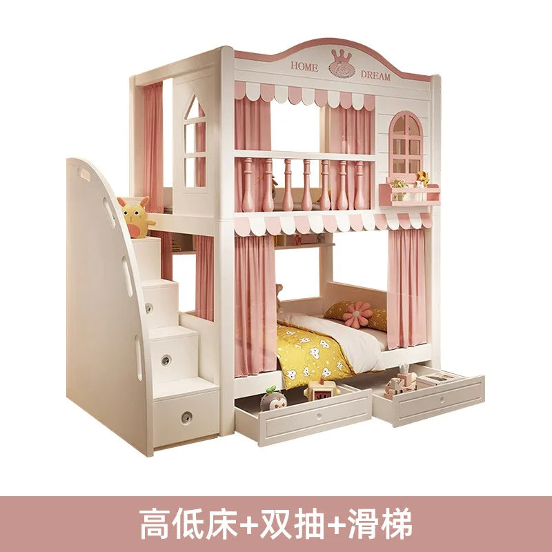 Girl Boy Princess Bed Castle Tree House High Low Mother Bed