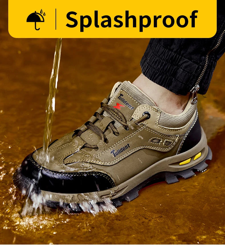 New men's safety shoes, puncture resistant work shoes, men's protective shoes, wear-resistant work boots Tactical Boots
