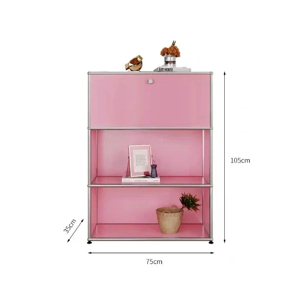 Nordic Open Filing Cabinet Display Shelves Stand Organizer Office Cupboards Compact Designer Armoires De Salon Storage Furniture
