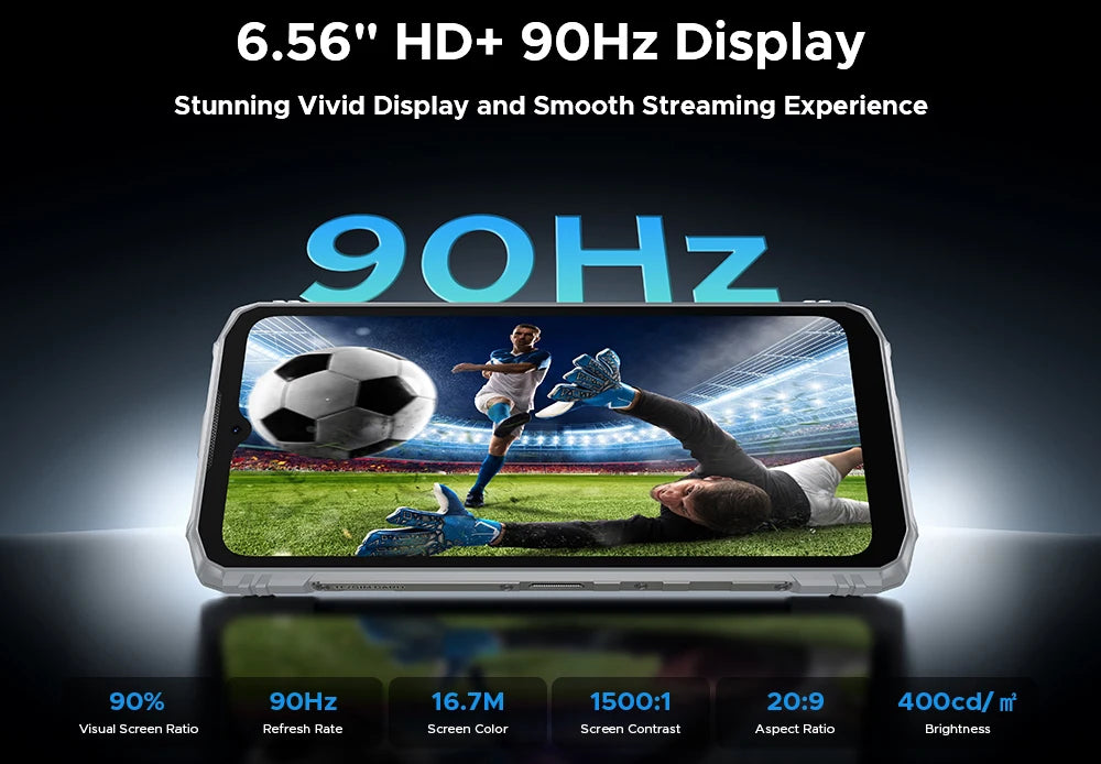 Global Version DOOGEE Blade10 Pro Energy Rugged Phone Gemini AI Android 15 Ultra-thin 6.56'' Screen 6150mAh Battery Smartphone