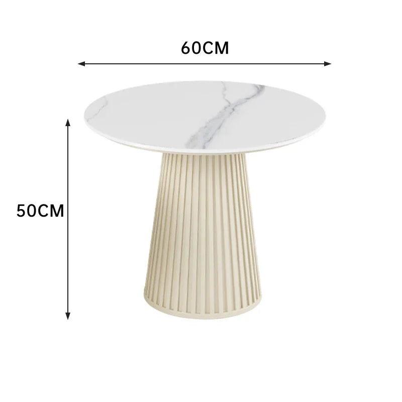 Cream Wind Rock Plate Coffee Table Living Room Small Simple Tea Table Center Modern Hallway Mesa Centro Salon Furniture Home