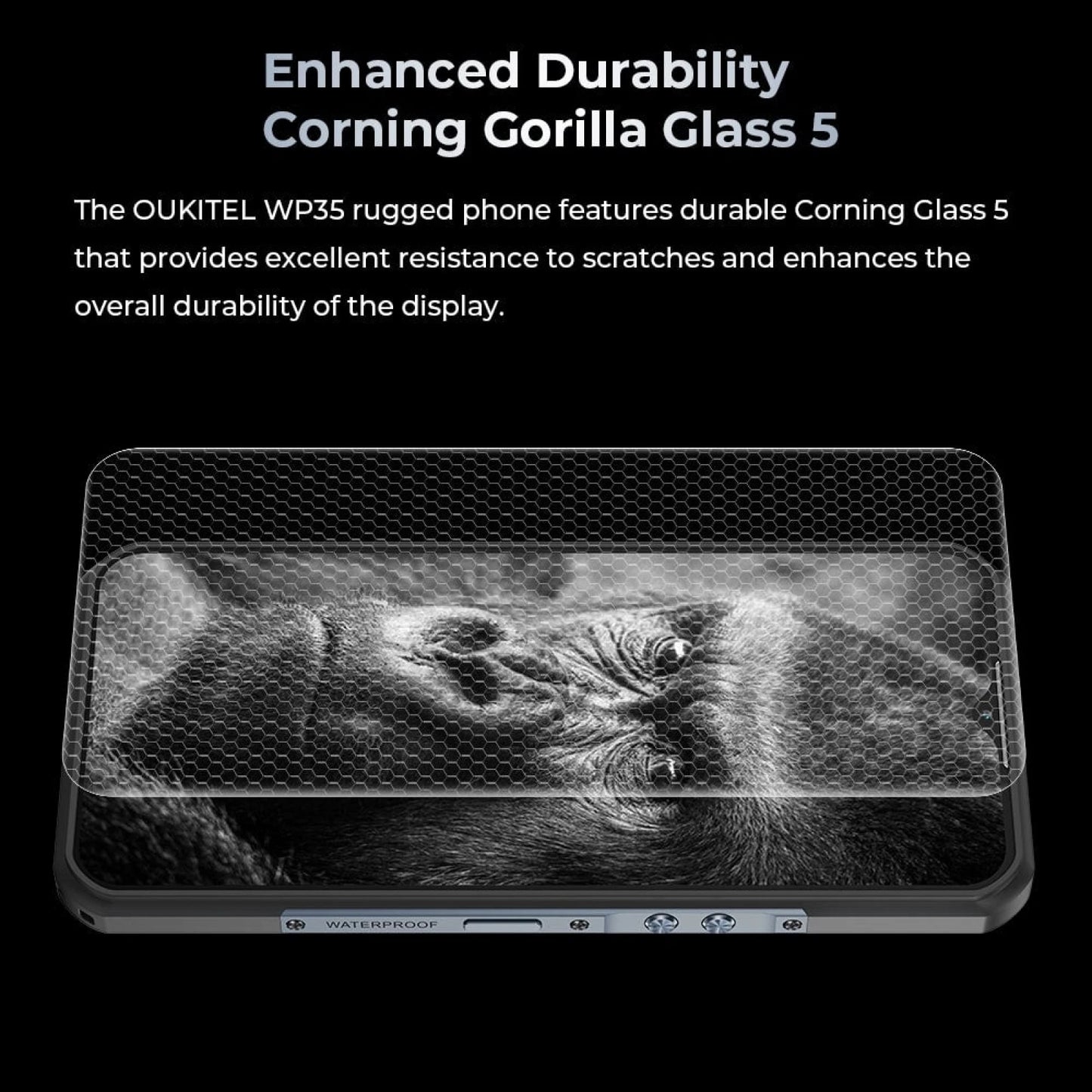 Oukitel WP35 5G Rugged Smartphone 8GB+256GB Android 14 MediaTek Dimensity 6100+ Octa Core 64MP Camera 11000mAh NFC Mobile Phone