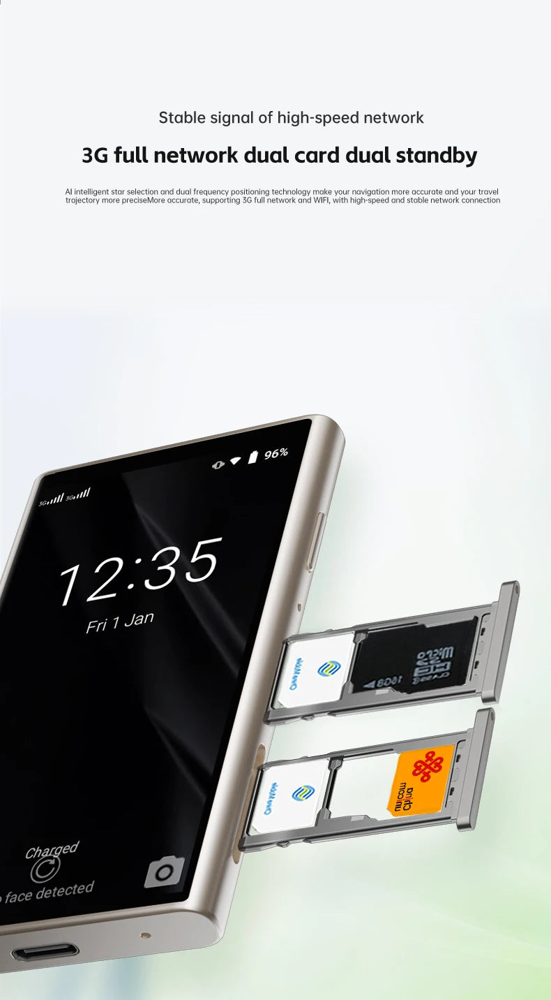 SERVO S26 3G WCDMA Mini Smartphone 2GB RAM 16GB ROM Google Play Face Unlock 3.0" Touch Display Tiny Smart Phones 2 SIM Standby
