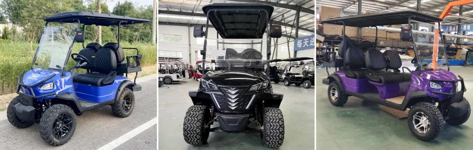 2/4/6/8 Seats Hunting Golf Cart Street Legal Electric off Road Golf Carts Car Buggy Golf Scooter Gocart