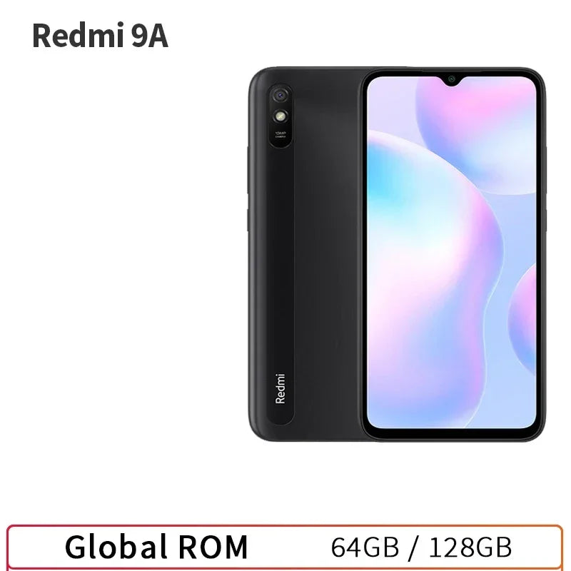 Xiaomi Redmi 9A Smartphone 64GB 128GB Global Rom Cellphone 5000mAh 6.53 inch MTK Helio G25 Octa Core 13MP Smart phone used phone