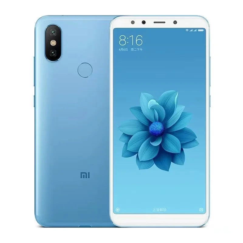 Global Versoin Xiaomi Mi 6X smartphone 20 million pixels celular googleplay Fingerprint Octa-core Global Rom 4G used phone