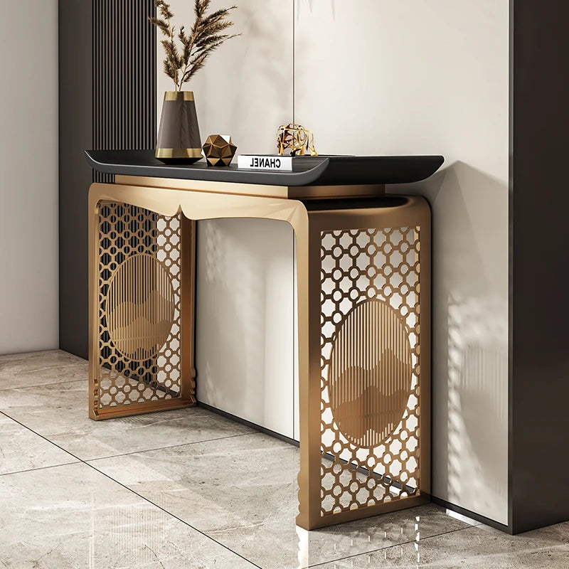 Classic Cozy Entryways Table Exquisite Premium Beauty Storage Console Table Modern Glamour Wohnzimmertisch Living Room Furniture