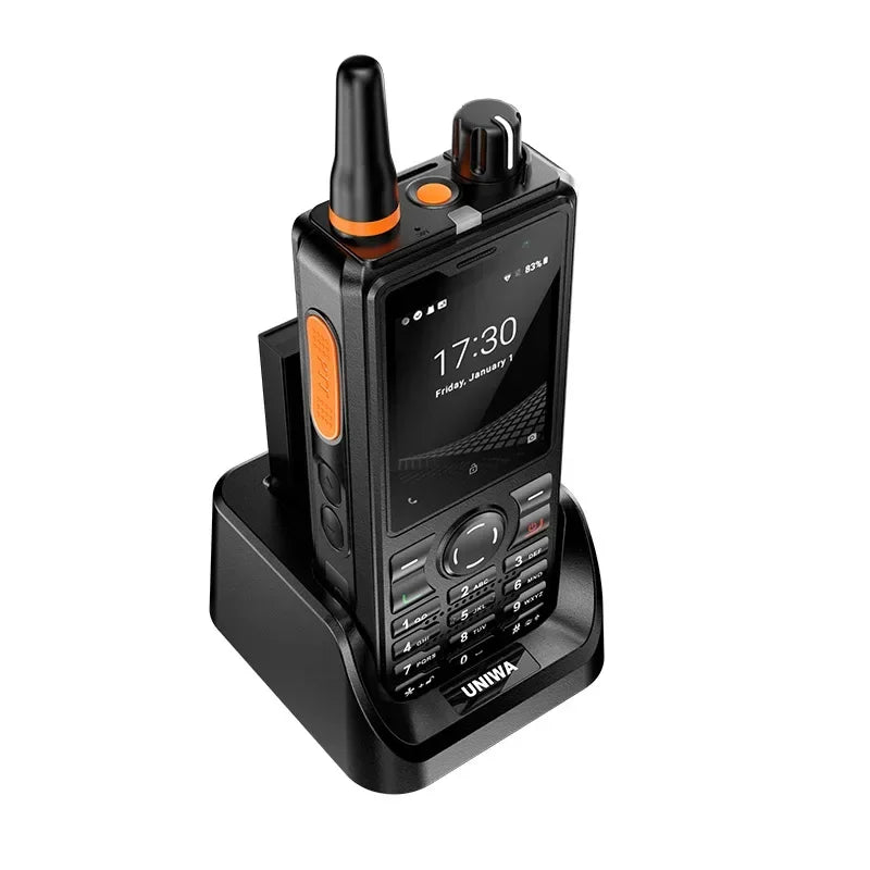 UNIWA F41 4G Rugged Phone POC Walkie Talkie Zello 2.4" Touch Screen 1GB+8GB Waterproof Smartphone Android 8.1 4600mAh NFC