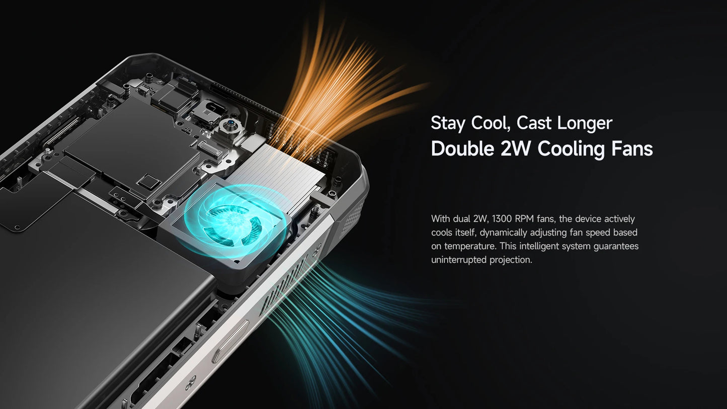 【Ships from US】Ulefone Armor 34 Pro 5G AI Rugged Phone 25500mAh Up to 32GB+512GB Built-in Projector 120Hz 6.95" NFC Smartphone
