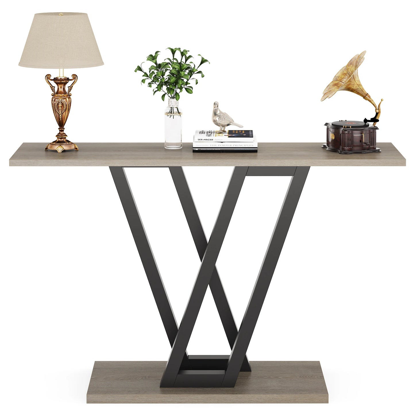 Tribesigns 43 Inch Console Table Industrial Entryway Hallway Table Living Room Furniture