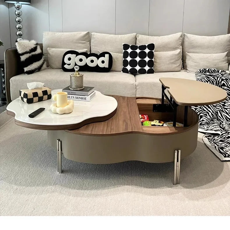Multifunctional Storage Coffee Table Nordic Luxury Delicacy Quality Coffee Tables Trendy Elegant Mesa De Centro Sala Furniture