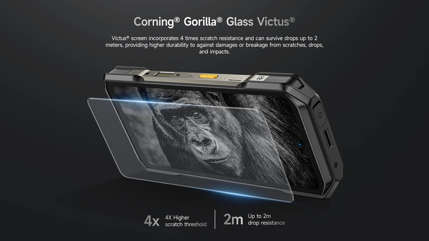 Ulefone Armor 27T 4G THERMAL BY FLIR® Rugged Phone 10600mAh Up to 24GB+256GB 6.78"FHD 120Hz Night Vision Android 14 Smartphone