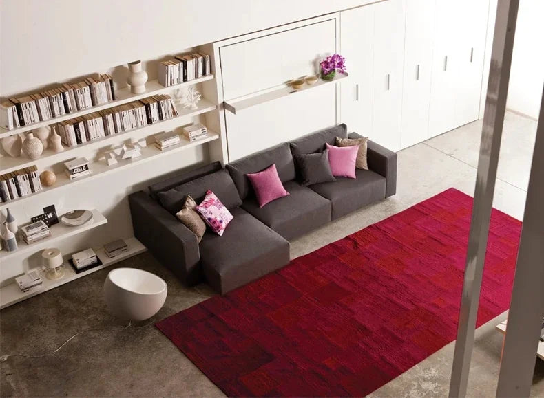 ElectricInvisible Bed Sofa Integrated Folding Wall Bed with Sofa Hidden Bed Invisible Hardware Accessories New Furniture Bedroom