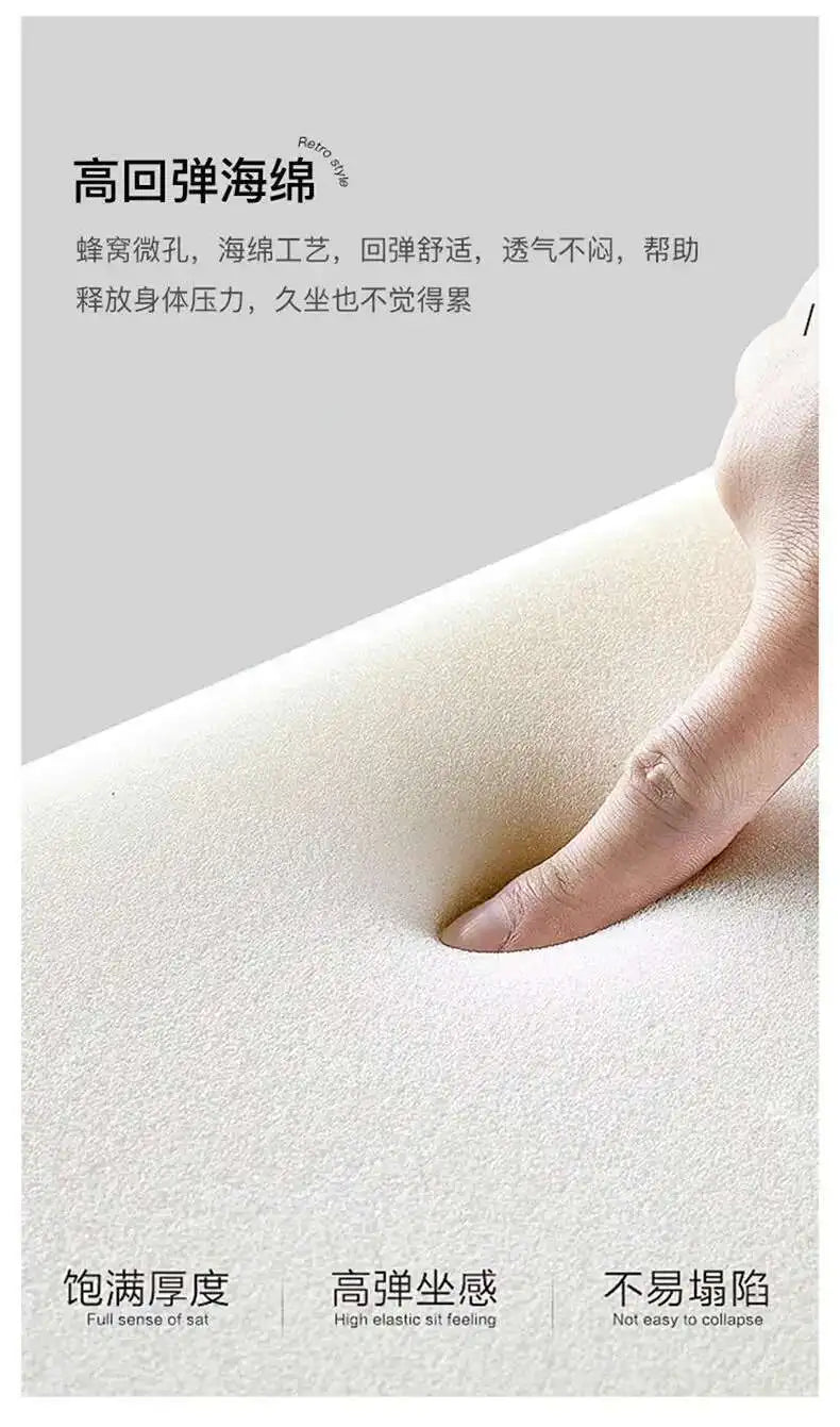 Entrance Porch Soft Shoe Bench Living Room Sofa Bench Bedroom Bed End Bench Metal Frame Integrated Benchs Minimalist Furniture