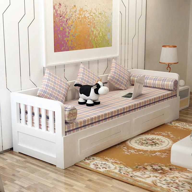 Space Saving Multi-purpose Living Room Set Furniture Modern Fabric Folding Sofa Bed