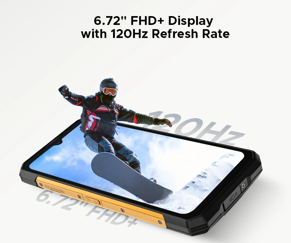 Global Version DOOGEE S200 X 5G Rugged Phone 32GB 512GB 6.72" FHD+ 120Hz Display MTK Dimensity 7050 10100mAh Large battery