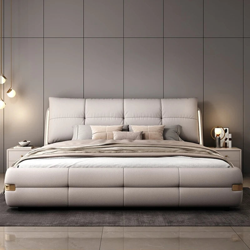 180x200cm Headboard frames and bed bases tatami super king frame royal bedroom furniture set luxury Bed table king size bed