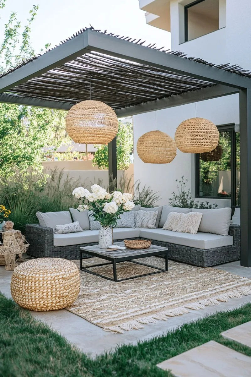 Outdoor Garden Sofa Set Furniture Waterproof Cloth Aluminum Frame Sofa Set with Seat Cushion Outdoor Furniture Sofa Combination