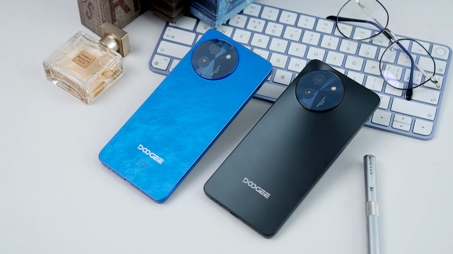 Global Version DOOGEE Note 59 5G 32GB(8+24) 128GB 6.75" 120Hz 6250mAh Large Battery UNISOC T8200 Octa Core Android 15 NFC