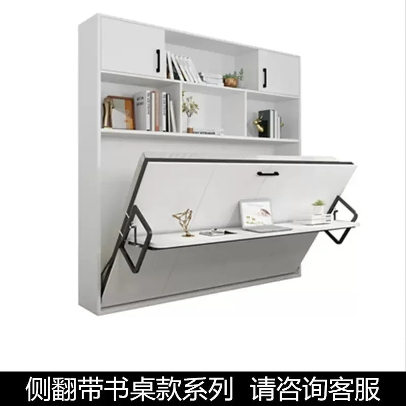 Multipurpose Custom Space Saving Furniture Hidden Wall Bed Revolving Vertical Ottoman Horizontal Folding Custom Murphy Bed
