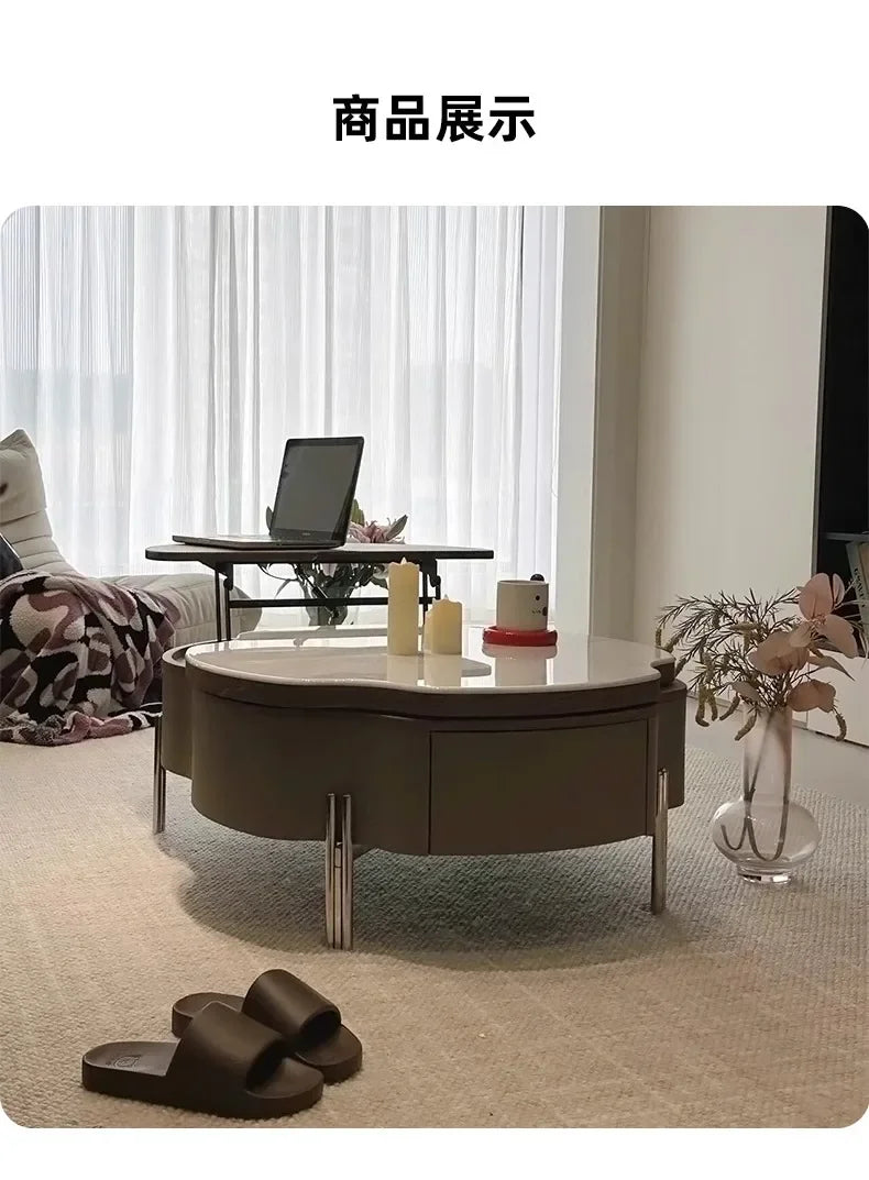 Multifunctional Storage Coffee Table Nordic Luxury Delicacy Quality Coffee Tables Trendy Elegant Mesa De Centro Sala Furniture