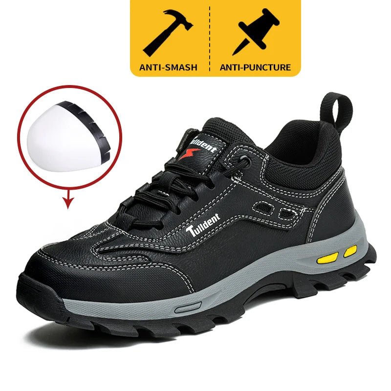 New men's safety shoes, puncture resistant work shoes, men's protective shoes, wear-resistant work boots Tactical Boots