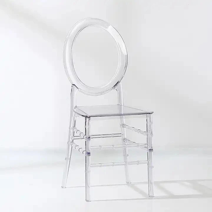 96pcs) Wholesale Crystal Transparent Hotel Party Events Clear Chiavari Chairs for wedding dinner table 281