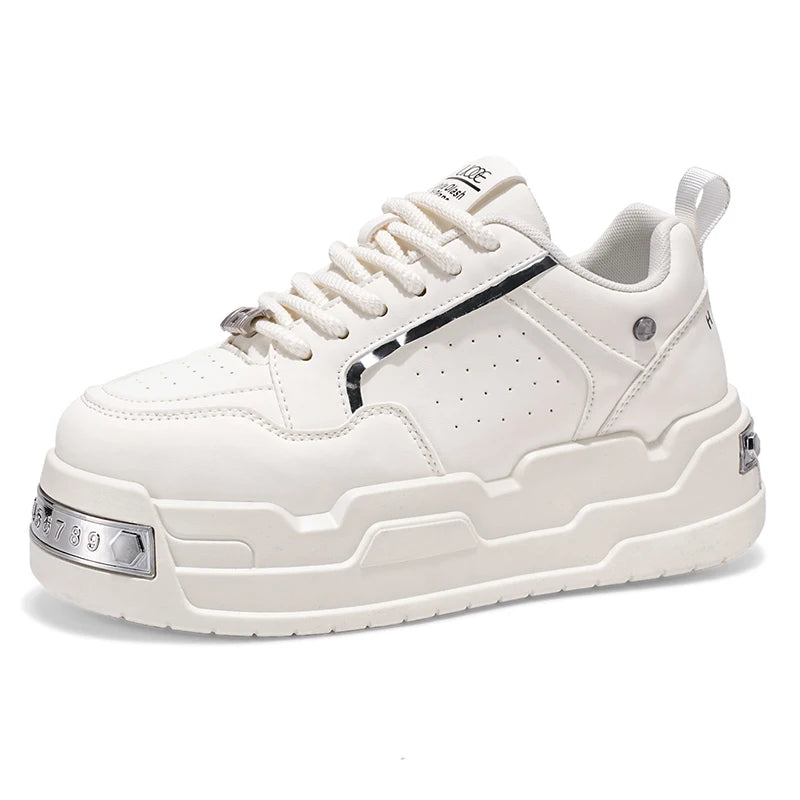 Fashion Men Casual Shoes Platform Non-slip Man Walking Sneakers Lightweight Male Running Shoes Breathable Platform Sport Shoes