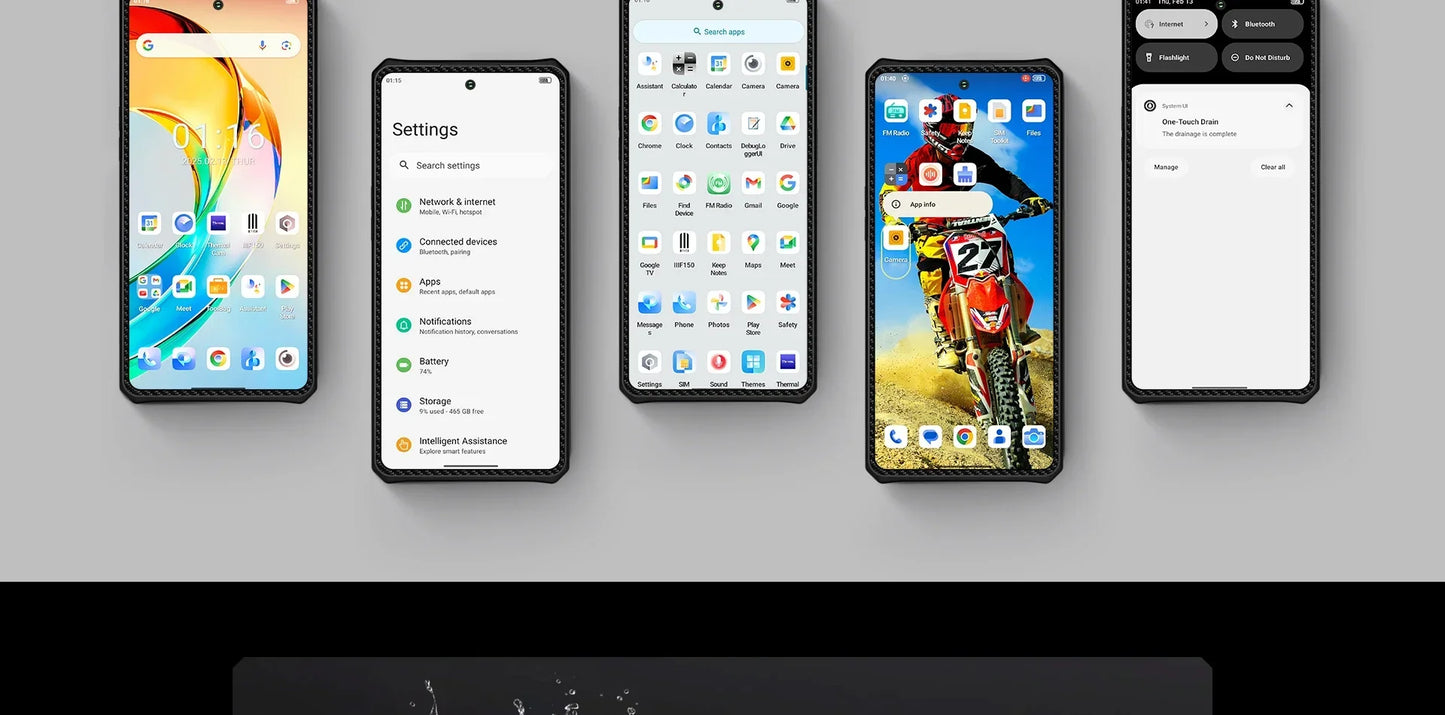 IIIF150 Raptor 5G Rugged Machine 6.78'' 120Hz AMOLED Display 10000mAh 16GB+512GB 50MP UltraThin Rugged Celular Android 14 65W