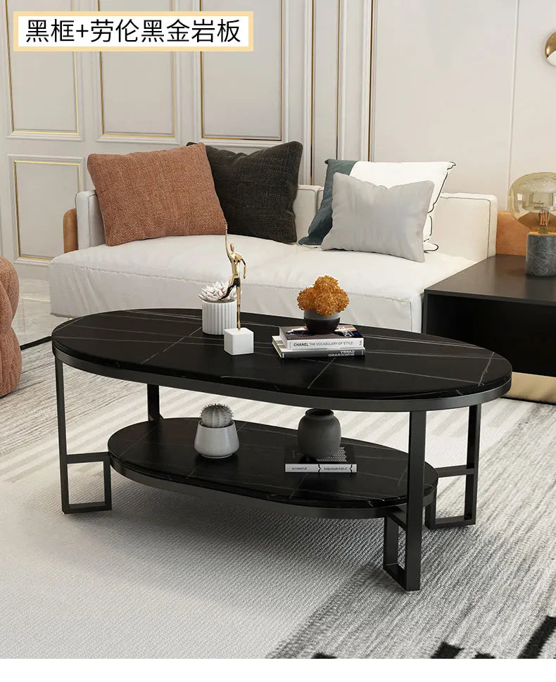 Mid Century Modern Coffee Table Trendy Classic Oval Nordic Coffee Table Aesthetic Beauty Table Basse De Salon Home Furniture
