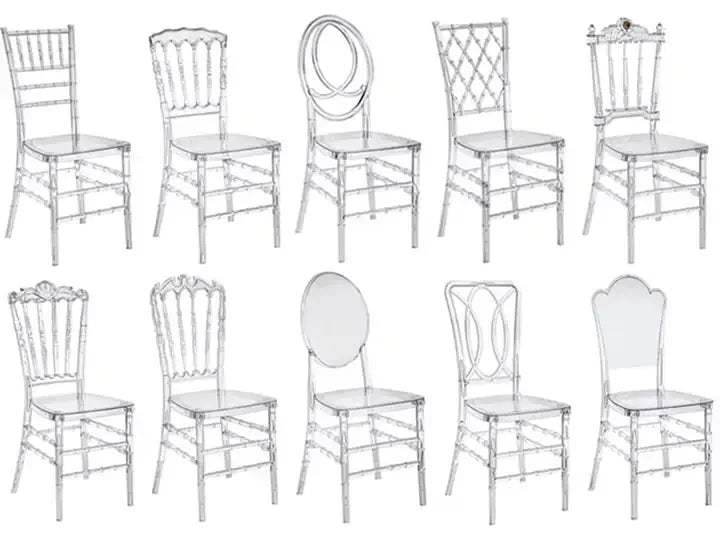 100pcs)Modern Restaurant Wedding Party Chairs plastic Stackable Hotel Gold Chiavari Chairs 1149