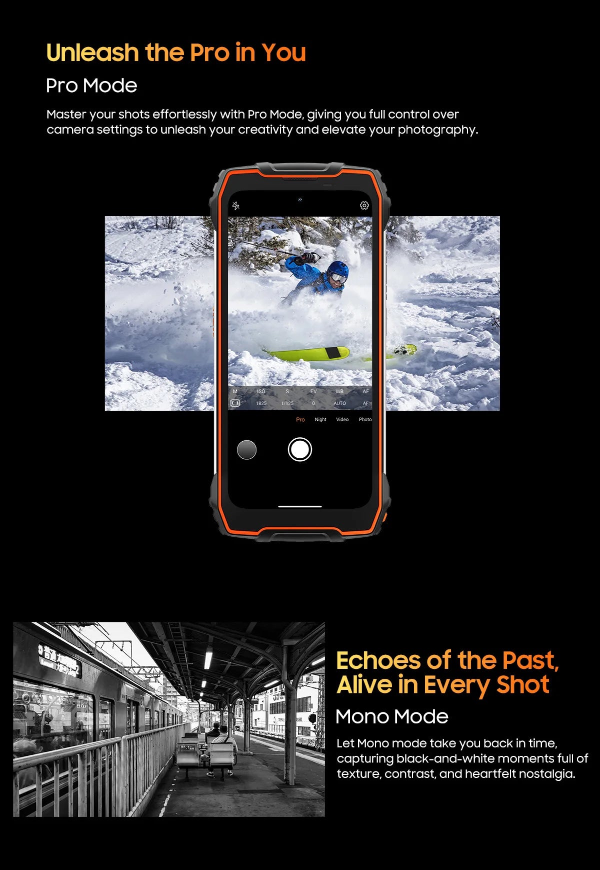 Blackview OSCAL PILOT 1 Rugged Phone, 6GB 256GB Smartphone Helio G81, 6.67'' Display Mobile Phone With 15000mAh, NFC Cellphones