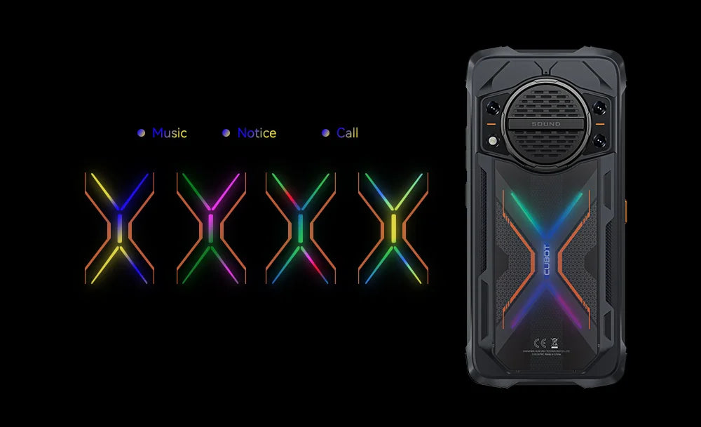 Cubot KingKong Power 3, Rugged Smartphone Android, 123dB Speaker, Helio G99,120Hz 6.72" Screen,Up to 24GB+256GB,10200mAh Battery