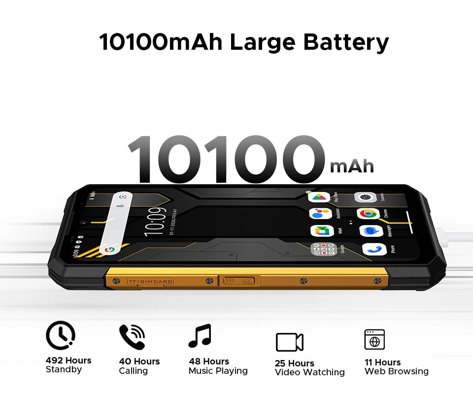 Global Version DOOGEE S200 X 5G Rugged Phone 32GB 512GB 6.72" FHD+ 120Hz Display MTK Dimensity 7050 10100mAh Large battery
