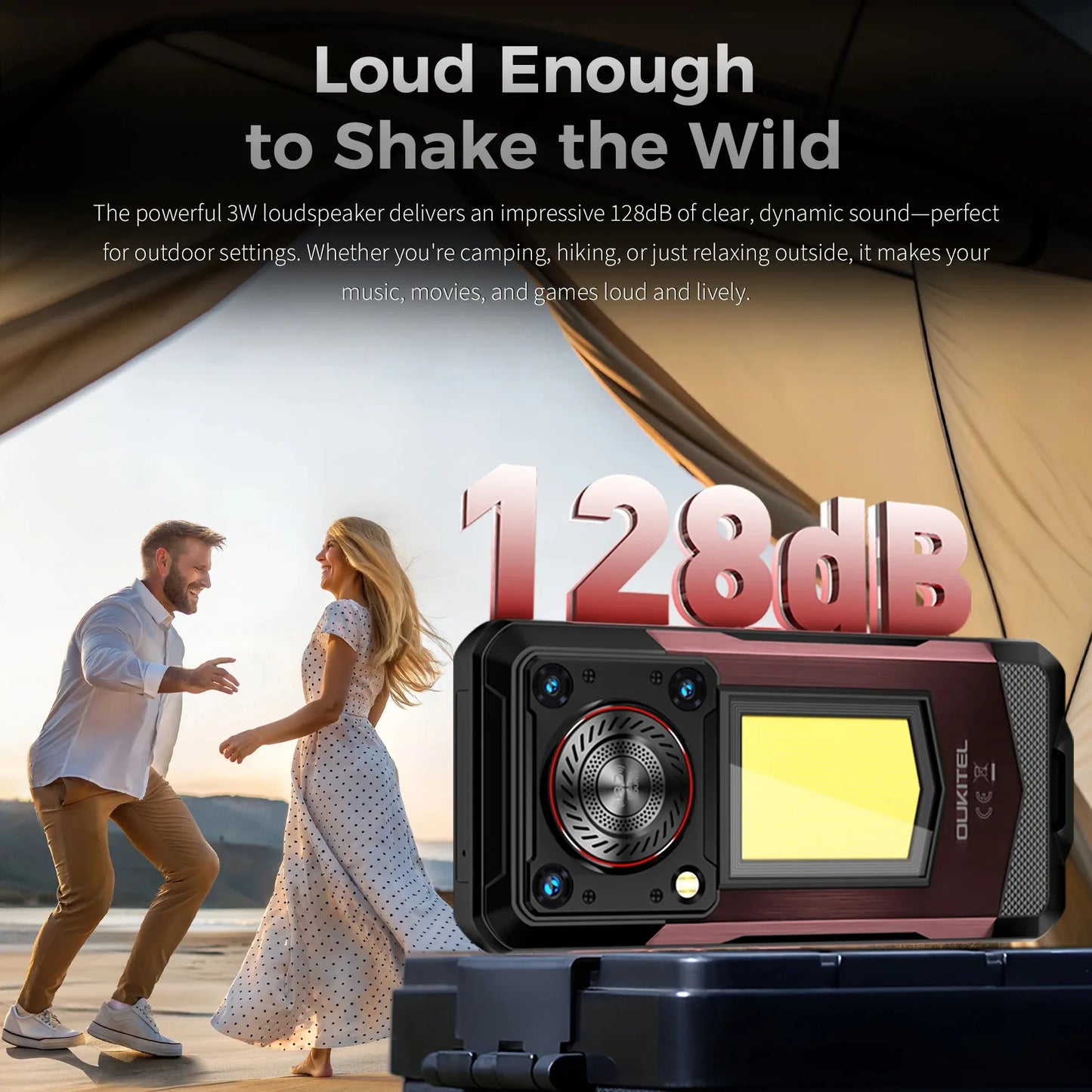 OUKITEL WP56 Rugged Smartphone Android 15 MTK7050 6.8Inch FHD 120Hz 6GB RAM+512GB ROM Mobile Phone 108MP Camera 45W 5G Cellphone