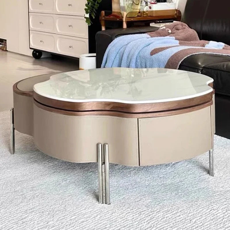 Multifunctional Storage Coffee Table Nordic Luxury Delicacy Quality Coffee Tables Trendy Elegant Mesa De Centro Sala Furniture