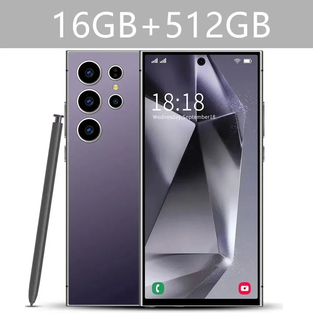 HOT 2025 new S25 Ultra original intelligent 5G dual card dual standby Android 14 system global version 108MP 8000mAh battery