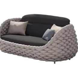 Elegant and Durable Outdoor Rattan Furniture Set with Modular Sectional Design