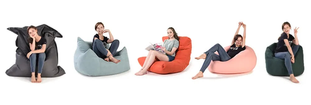 OTAUTAU 240L EPS Ball Filler for 3ft Beanbag Pouf 3-5mm Polyester Pillow Cushion Bean Bag Chair Snow Scene TL001