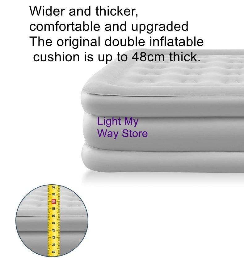Home Inflatable Mattress Outdoor Air Mattress Single Foldable Inflatable Lazy Bed Inflatable Bed