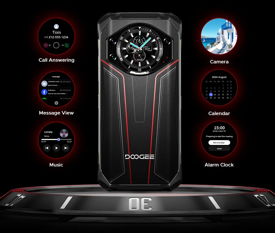 Global Version DOOGEE S119 Rugged Phone 6.72" FHD+ IPS Screen 8GB+512GB 100MP Main Camera 10200mAh battery 33W Android 14 NFC