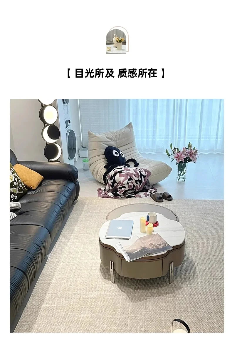 Multifunctional Storage Coffee Table Nordic Luxury Delicacy Quality Coffee Tables Trendy Elegant Mesa De Centro Sala Furniture